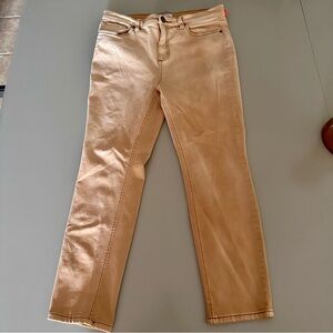 Free People Pants 30 Brown 61855-16515125 Cotton Blend Stretch Slim Jeans